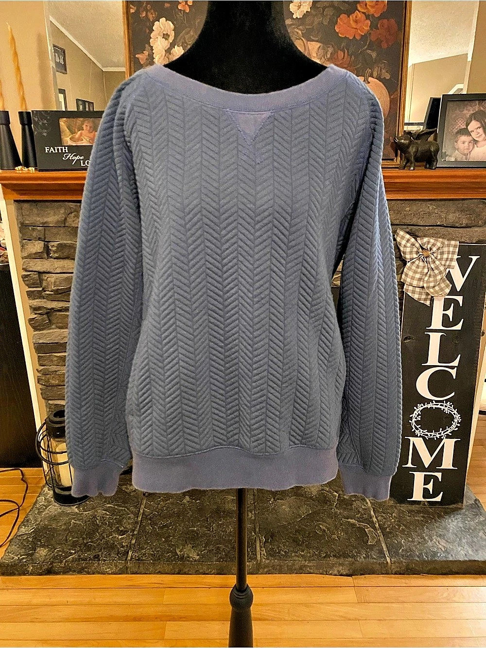 prAna Blue Silverspring Sweatshirt